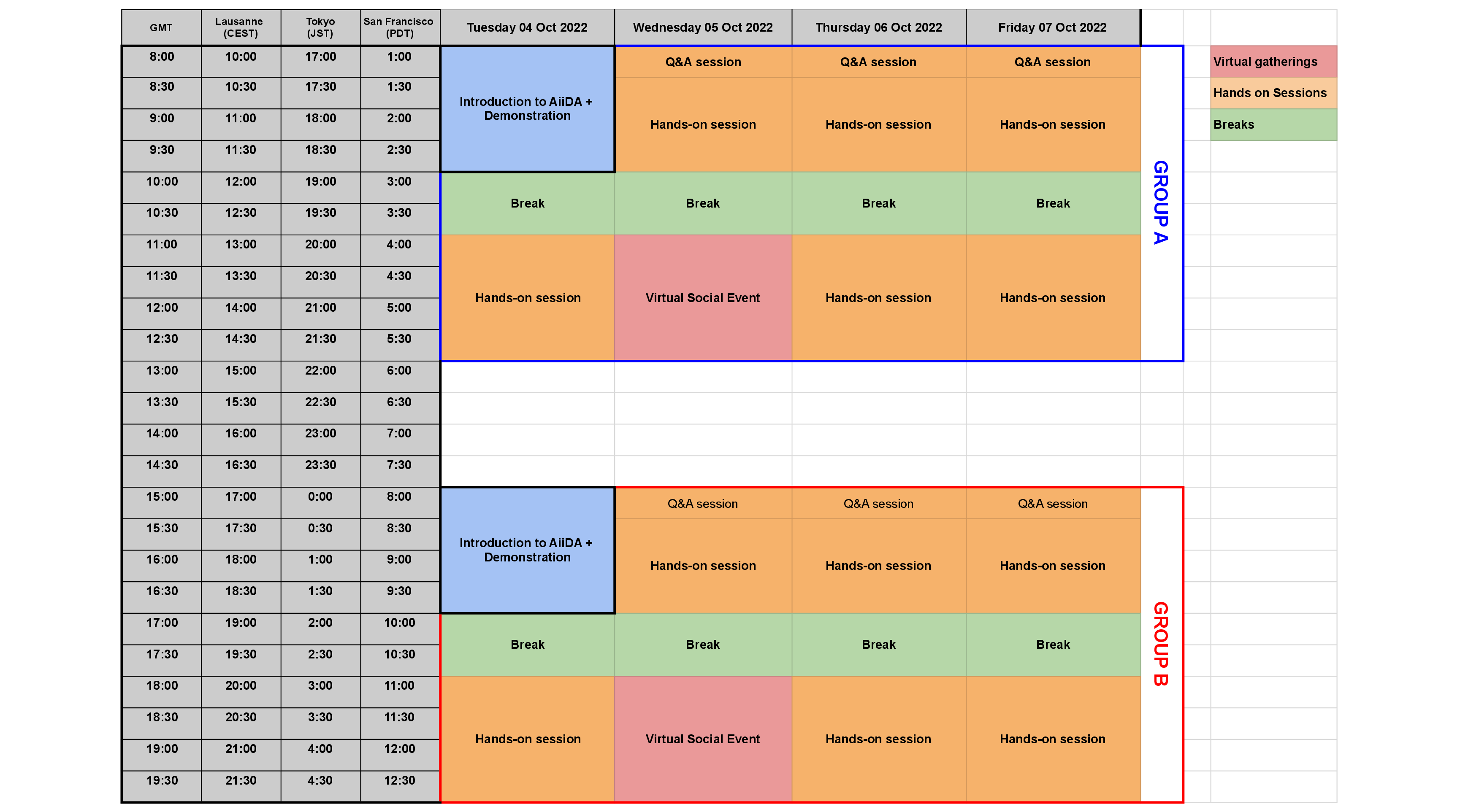 schedule
